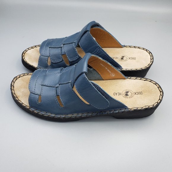 Duck Head Dena Slide Sandal Denim Blue - Picture 6 of 10